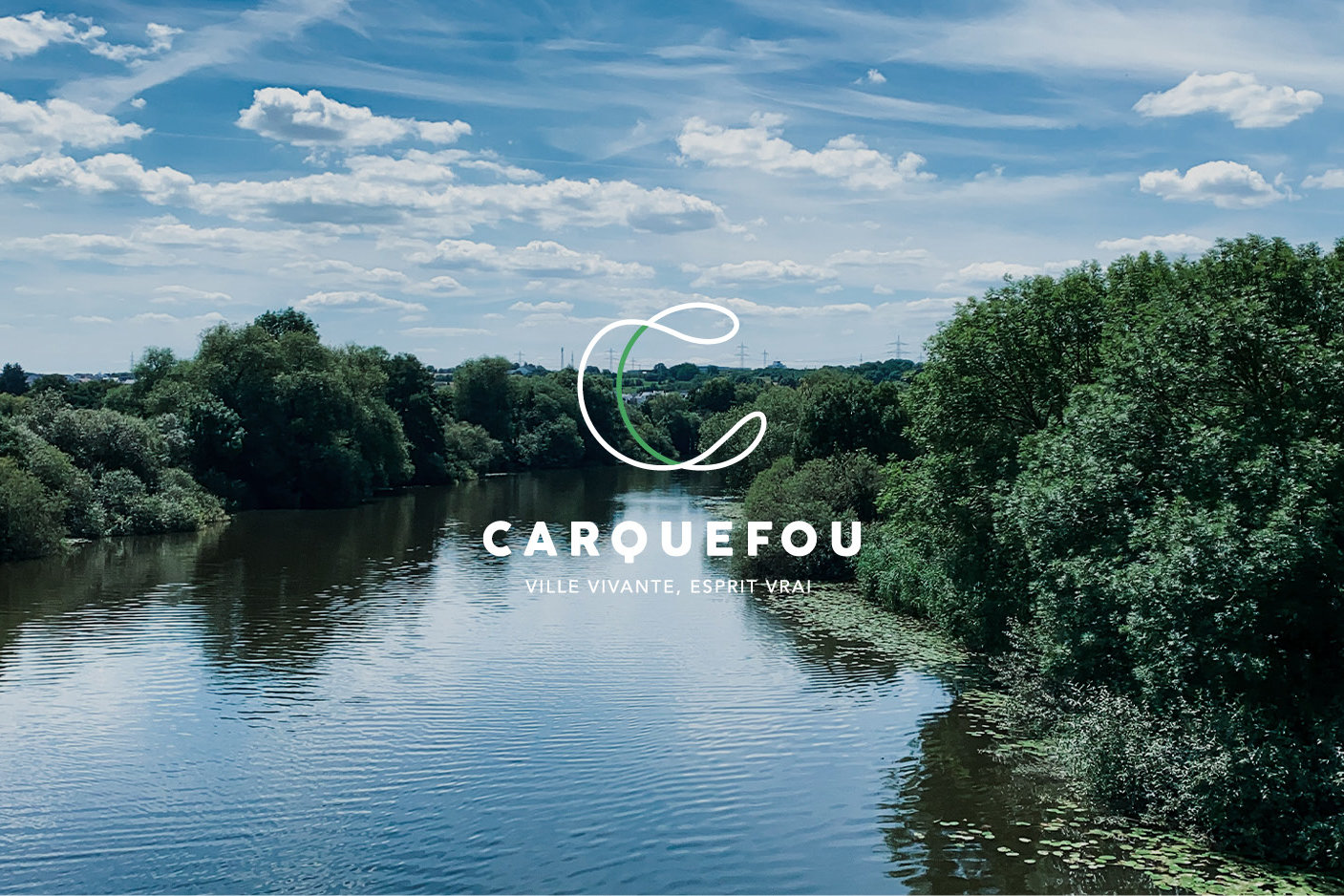 Logo ville de Carquefou, branding institutionnel