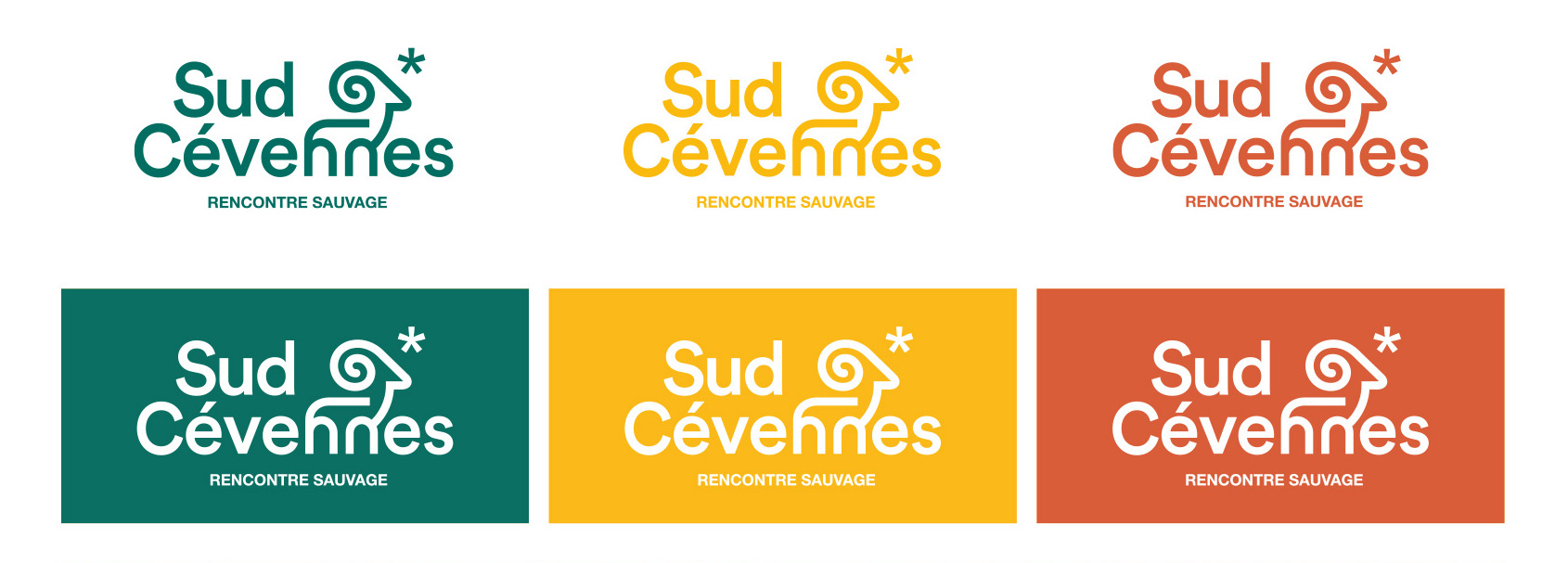 Versions couleur, logo Sud Cévennes