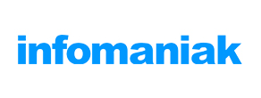 Logo Infomaniak, hébergement durable