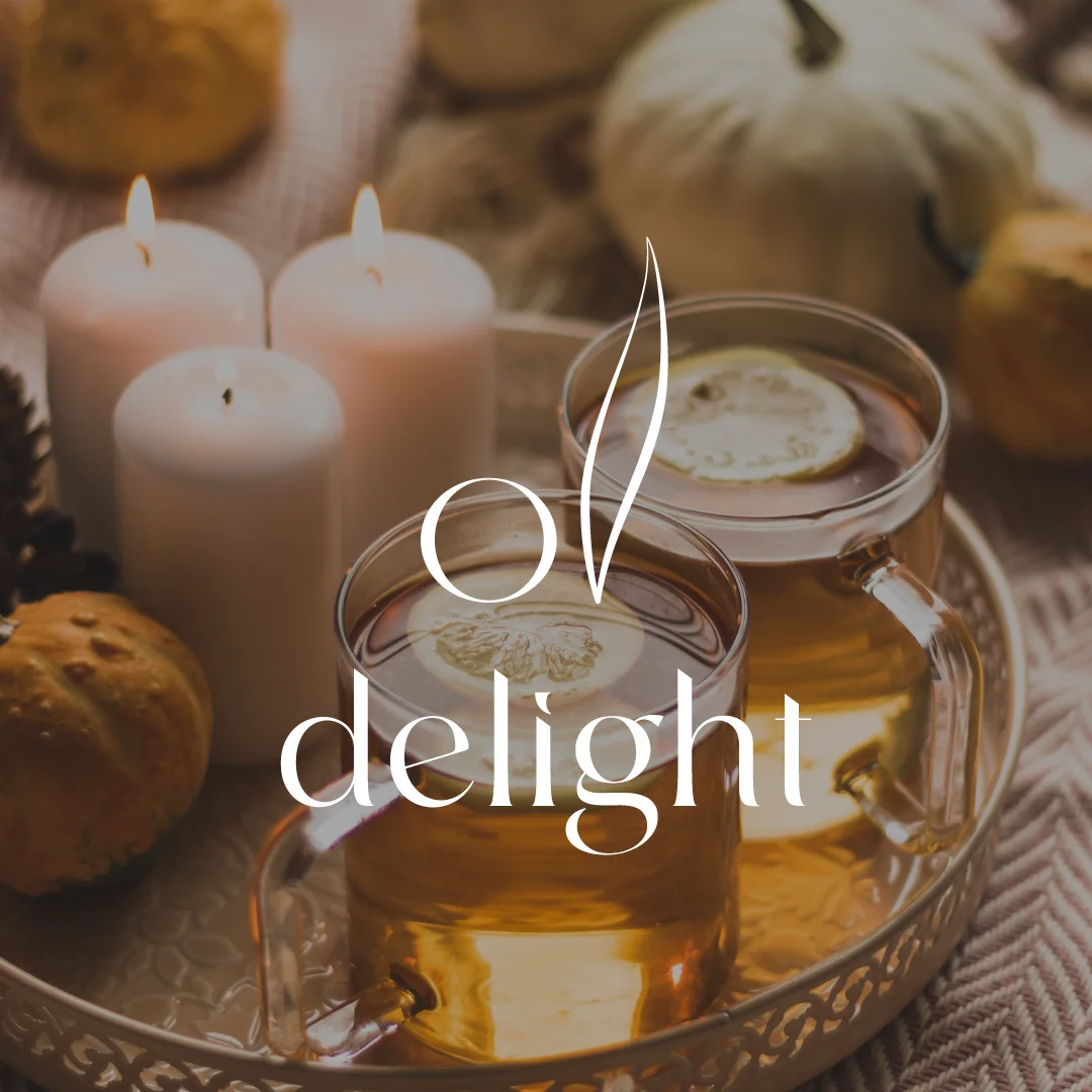 Logo-lettre D : Delight, une marque de thé