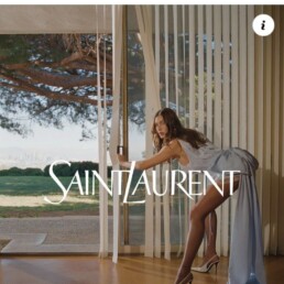 Yves Saint Laurent Publicite sexiste