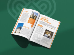 Conception Magazine touristique, pages intérieures