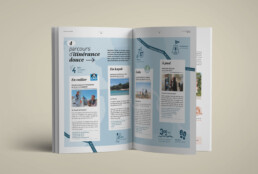 Conception magazine touristique - Intérieur Rochefort Océan - Itinérance douce
